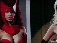 Geiler Kostümfick mit Lexi Swallow und Eric Masterson